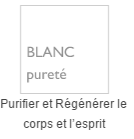 Blanc pureté, purifier et régénérer le corps et l'esprit